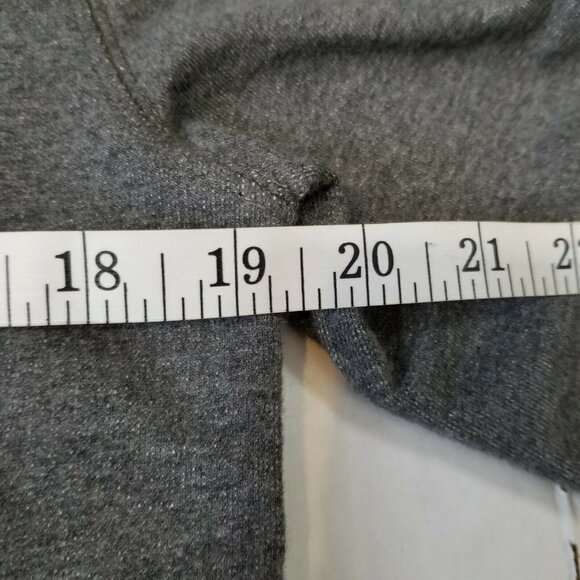 GAP Spellout Med Gray red black Plaid Sweatshirt - Picture 6 of 7